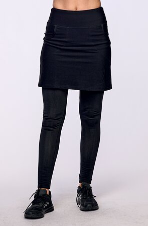 Outdoorová černá úzká sukně 175