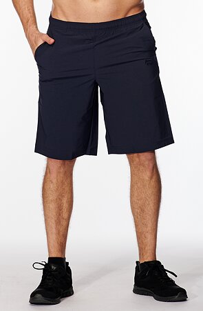 Dunkelblaue Baumwolle- Herrenshorts 448